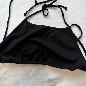 American Apparel Black Swim Top